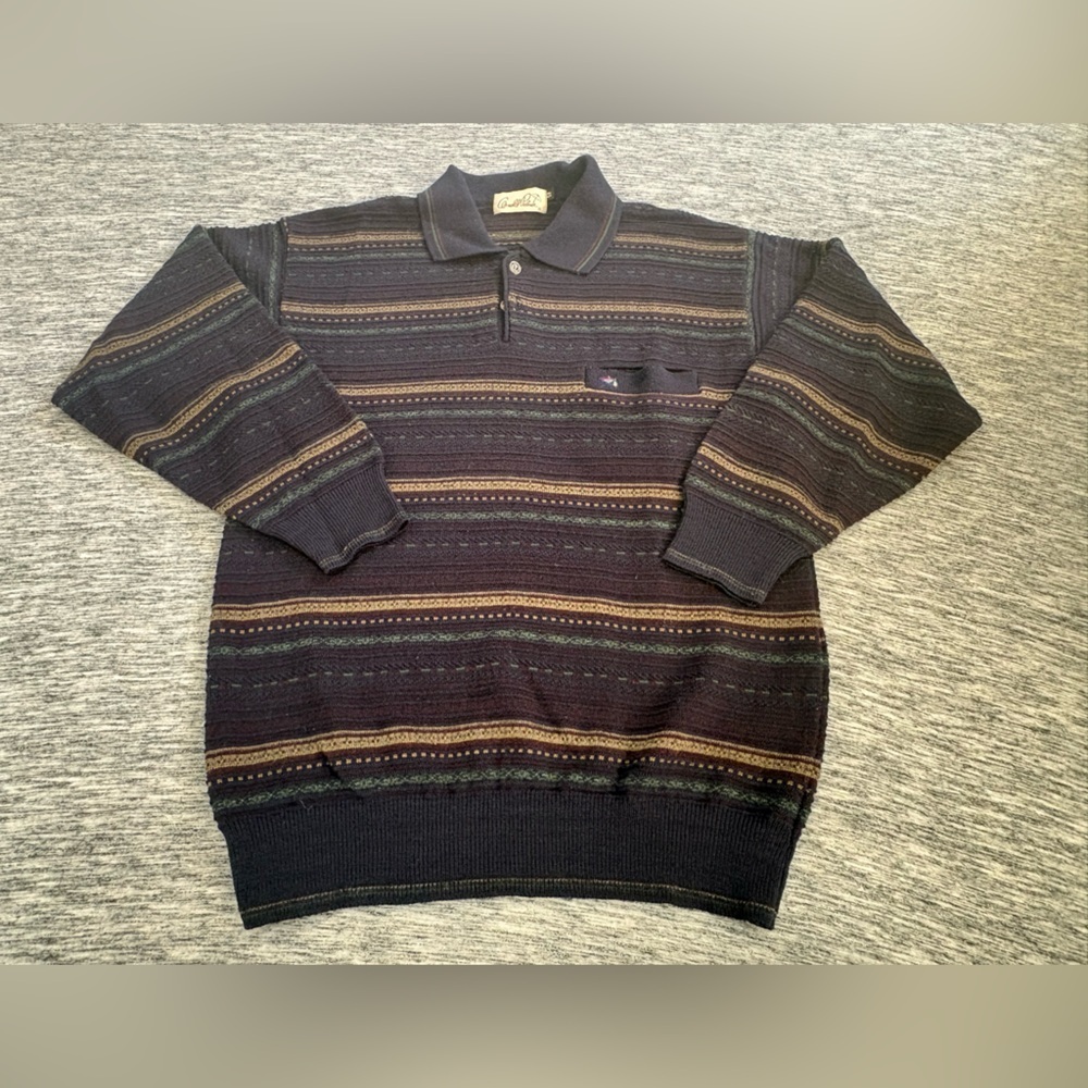 Vintage Arnold Palmer Men’s Small Lightweight Sweater Grandpa Sweater